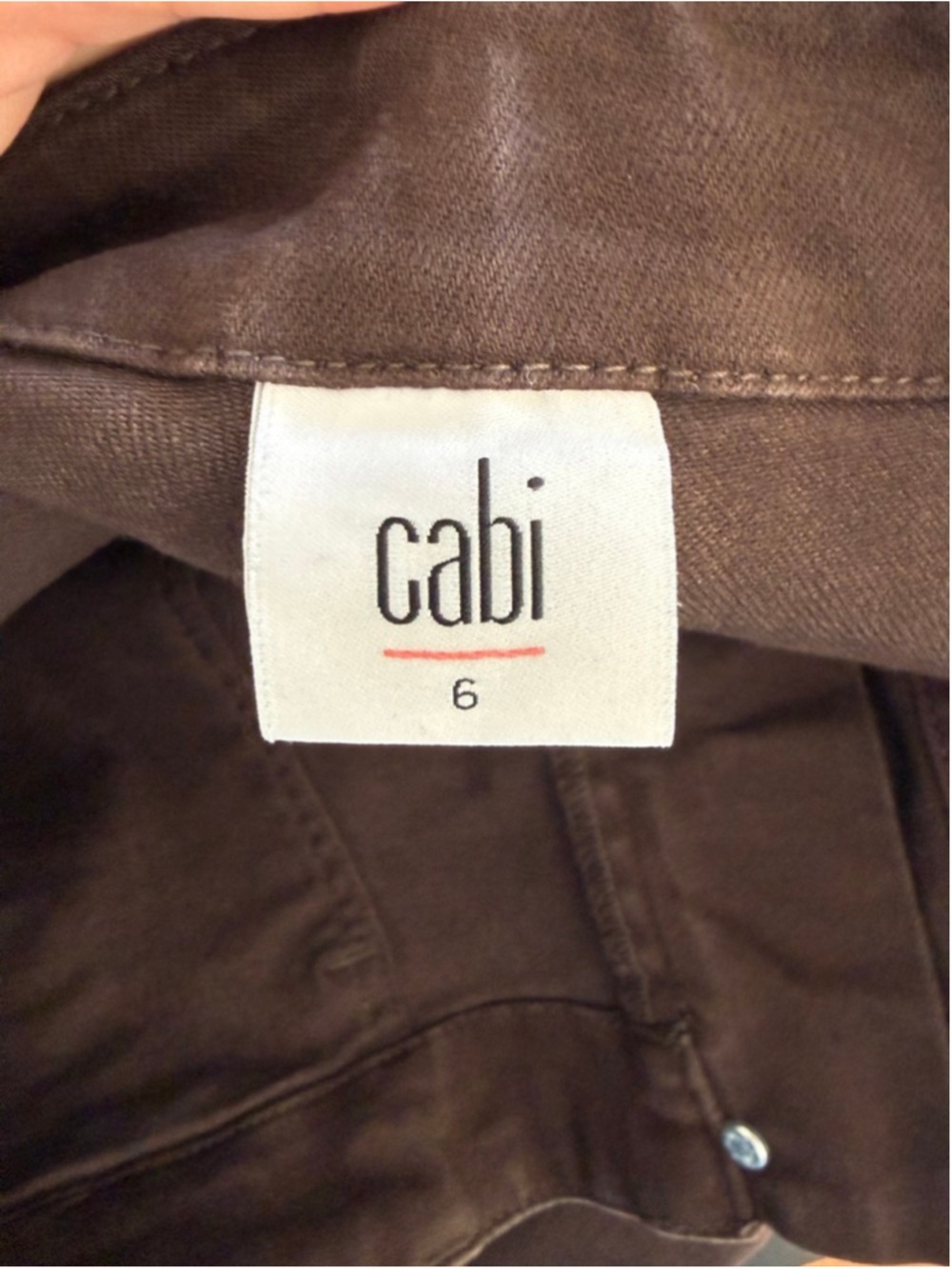 Cabi Brown Compass Pant #4514 Size 6 - Picture 3 of 4